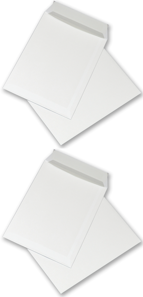 2x Koperta standardowa NC, B4, z paskiem HK, 250 sztuk, biały