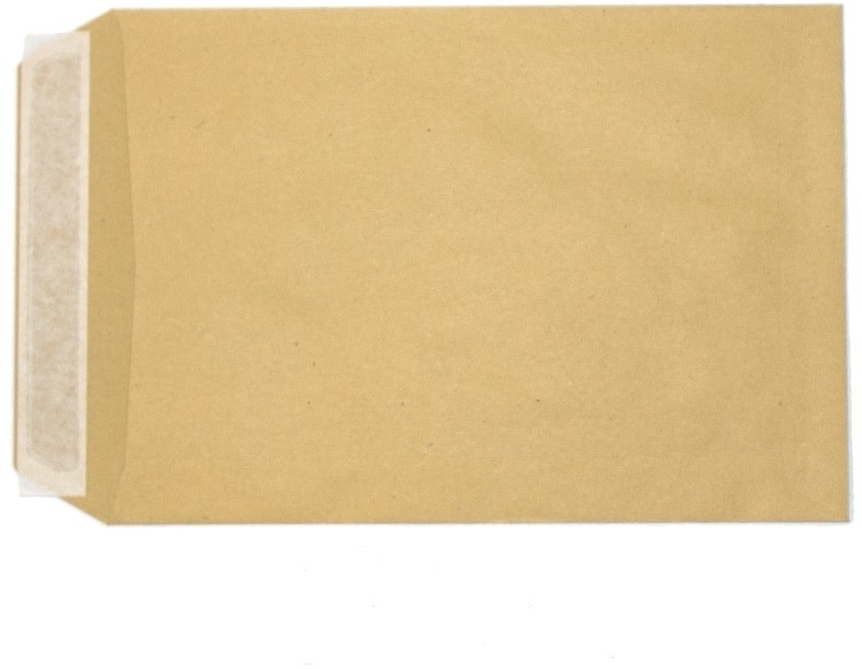 Koperta standardowa Rayan, C5, z paskiem HK, 50 sztuk, brązowy