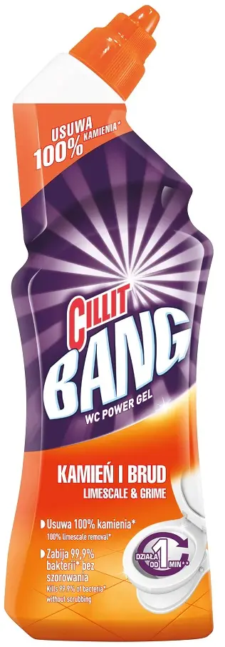 Żel do toalet Cillit Bang Kamień i brud, 750ml