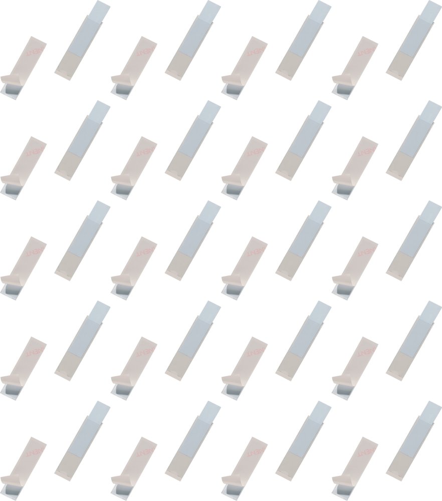 20x Kieszeń samoprzylepna Durable Pocketfix, 75x18mm, 10 sztuk, transparentny