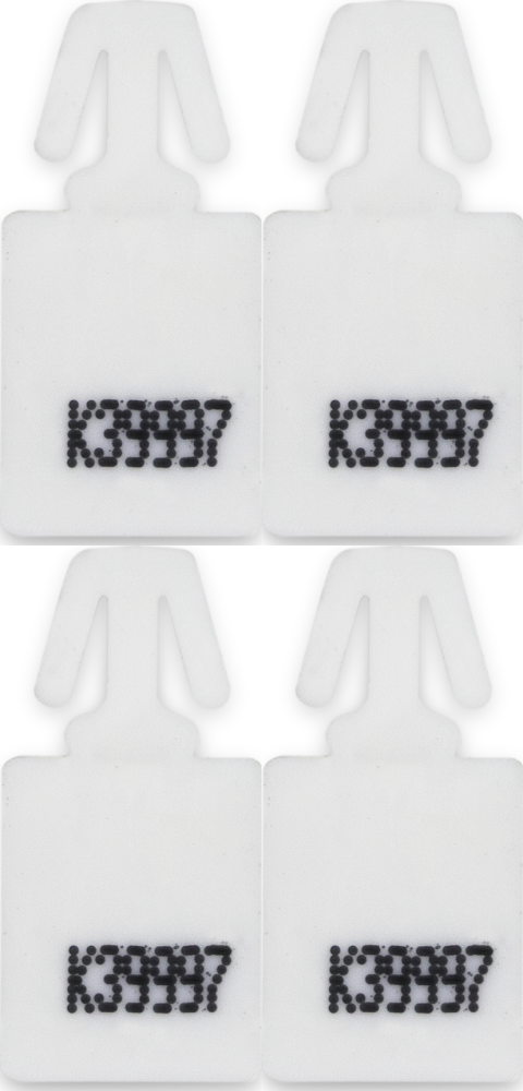 4x Plomby Minibagseal, 500 sztuk, biały