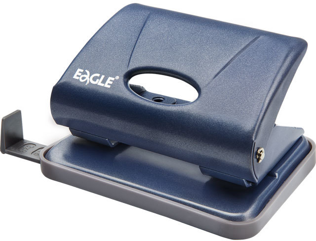Dziurkacz Eagle 706, do 15 kartek, niebieski