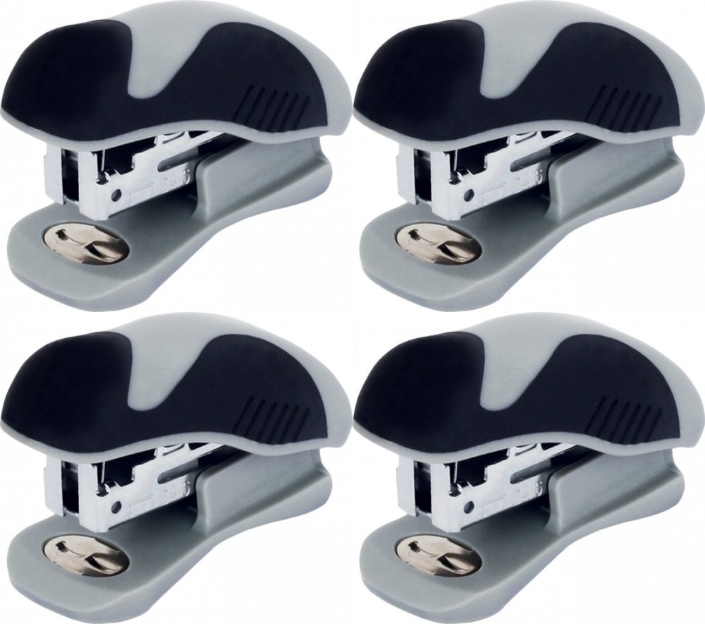 4x Zszywacz Eagle Alpha S5027B, do 15 kartek, czarny