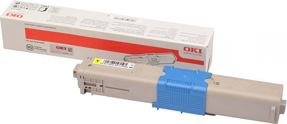 Toner Oki (46508713), 1500 stron, yellow (żółty)