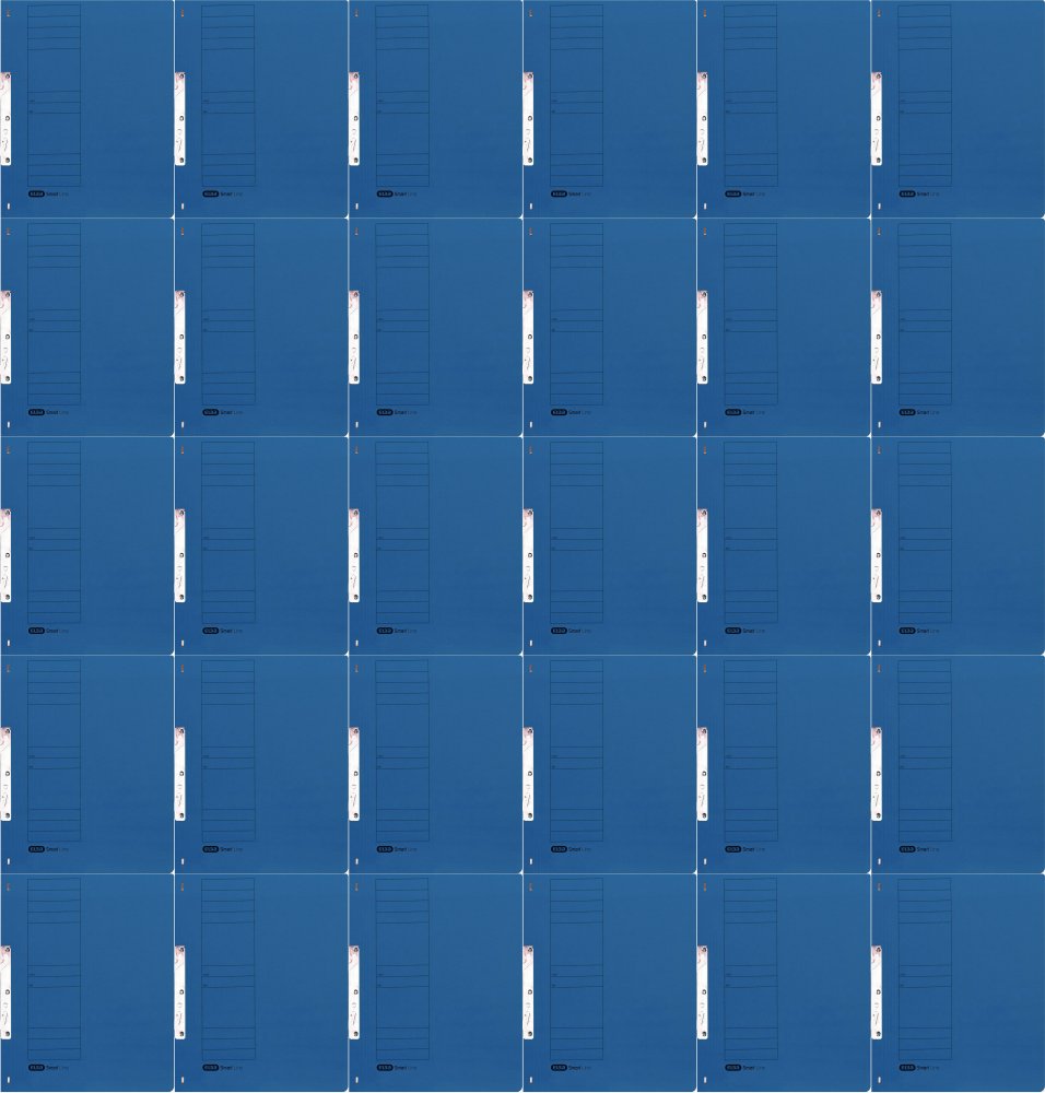 50x Skoroszyt hakowy Elba, 1/1 A4, niebieski