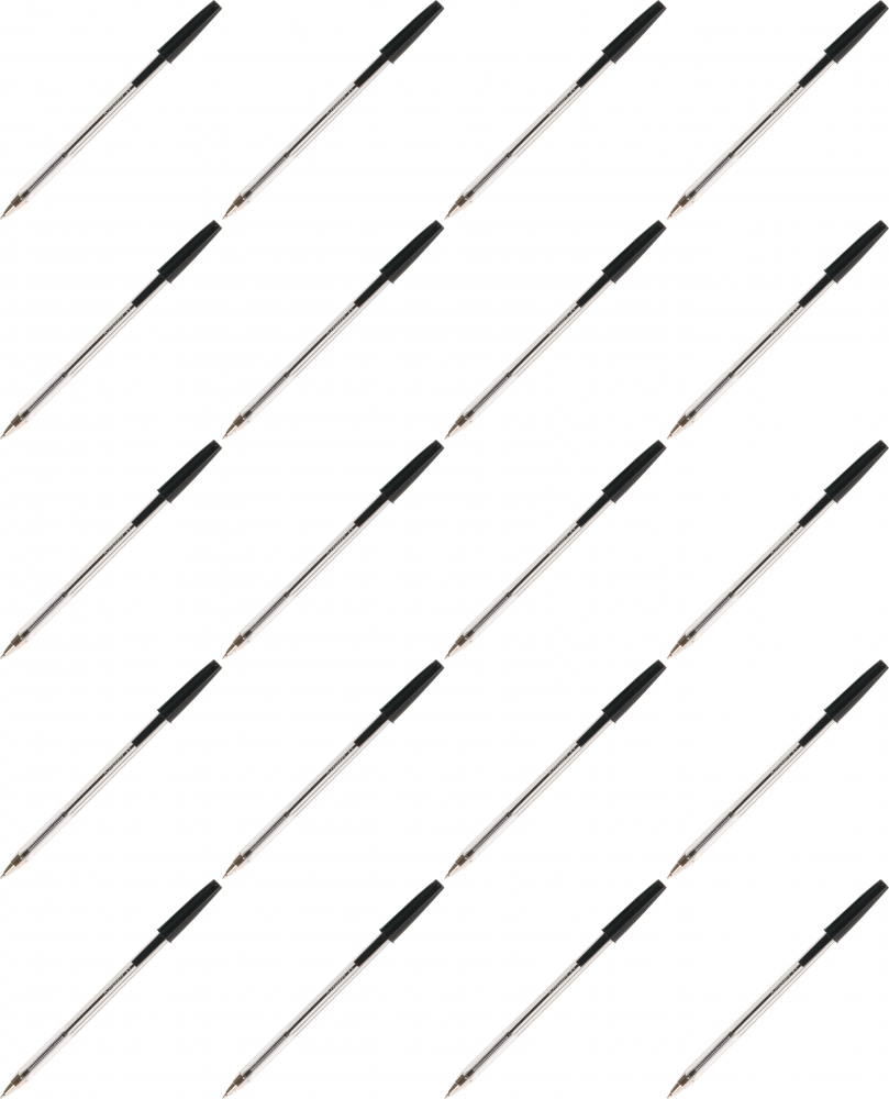 20x Długopis Q-Connect, 0.7mm, czarny