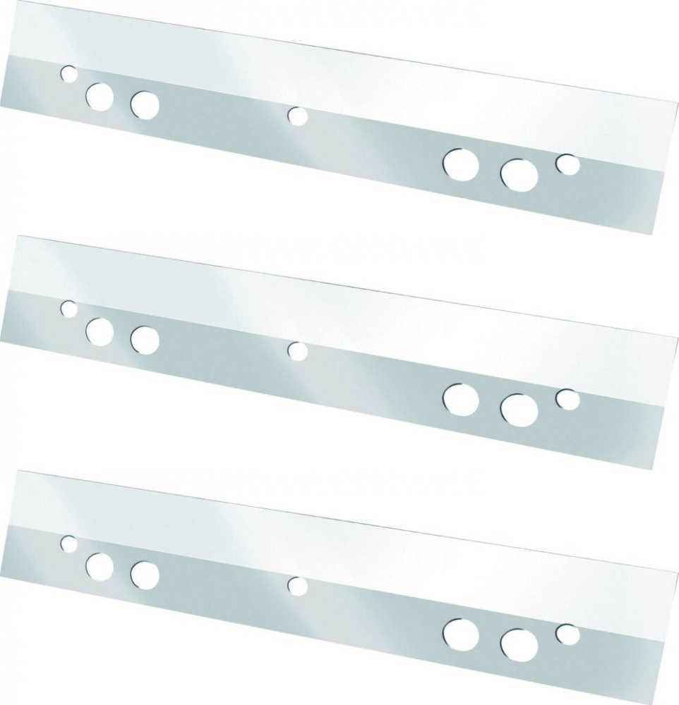 3x Listwa samoprzylepna Q-Connect, A5, 125mm, 50 sztuk, przezroczysty