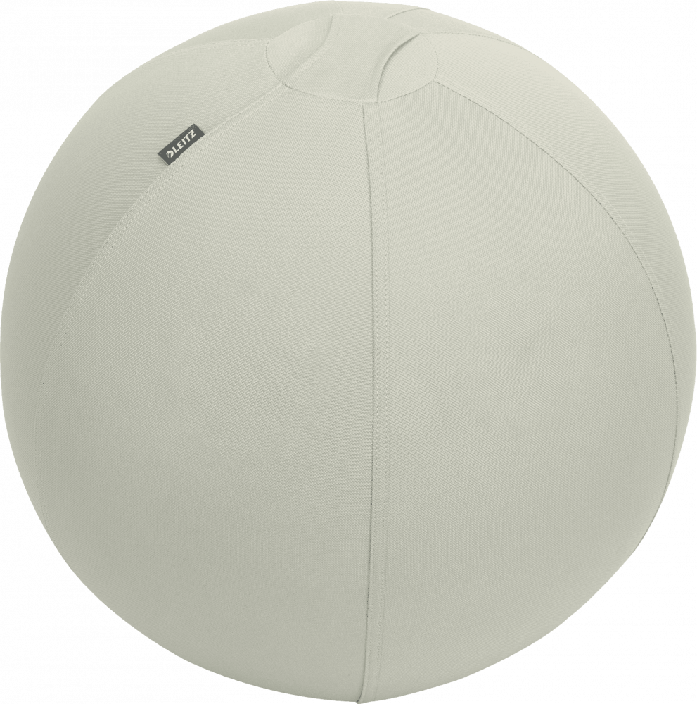 Piłka do siedzenia Leitz Ergo, z zabezpieczeniem przed niekontrolowanym toczeniem się, średnica 55cm, jasnoszary