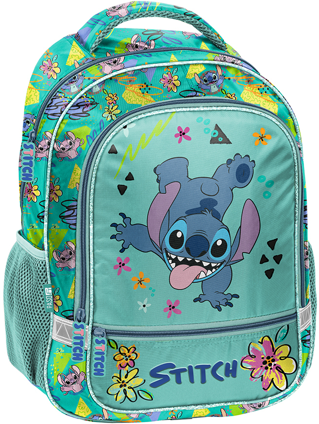 Plecak szkolny Paso Disney Stitch, dwukomorowy, 38x28x15cm