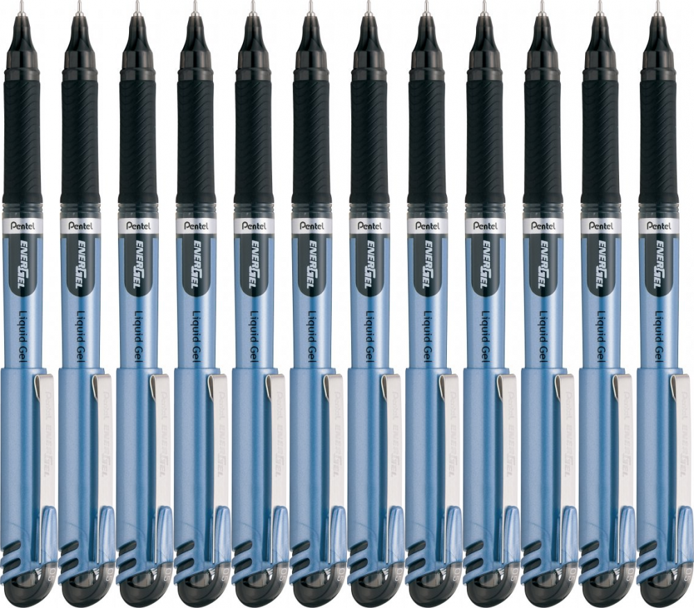 12x Pióro kulkowe Pentel, BLN-15, 0.5mm, czarny