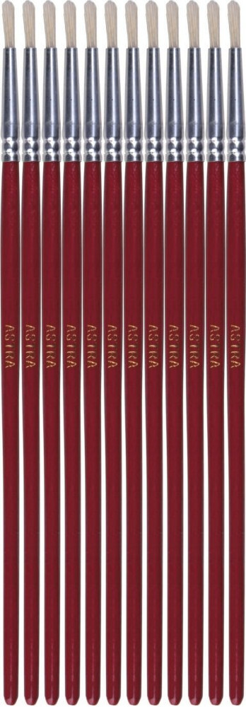 12x Pędzel szkolny Astra, nr 1, okrągły