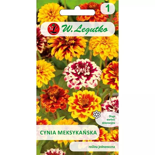 1 pac, Zinnia (Cârciumăreasă) mexicană, mix multicolor - Semințe: Mod de ambalare: 0.5 g