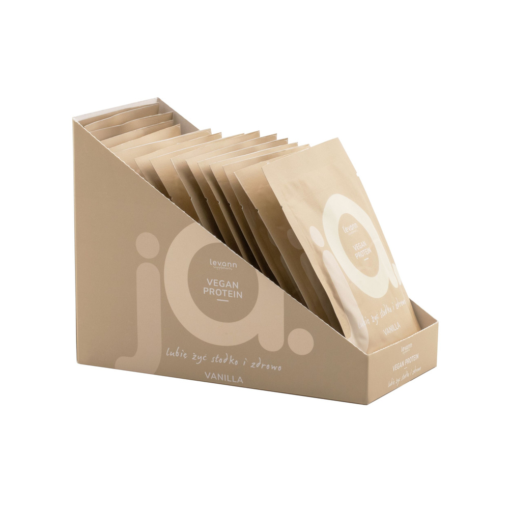 Wegańskie białko waniliowe, 15 saszetek
