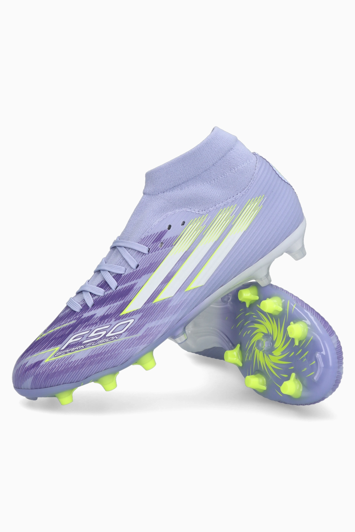 Korki adidas F50 League Mid FG/MG Damskie - Fioletowy