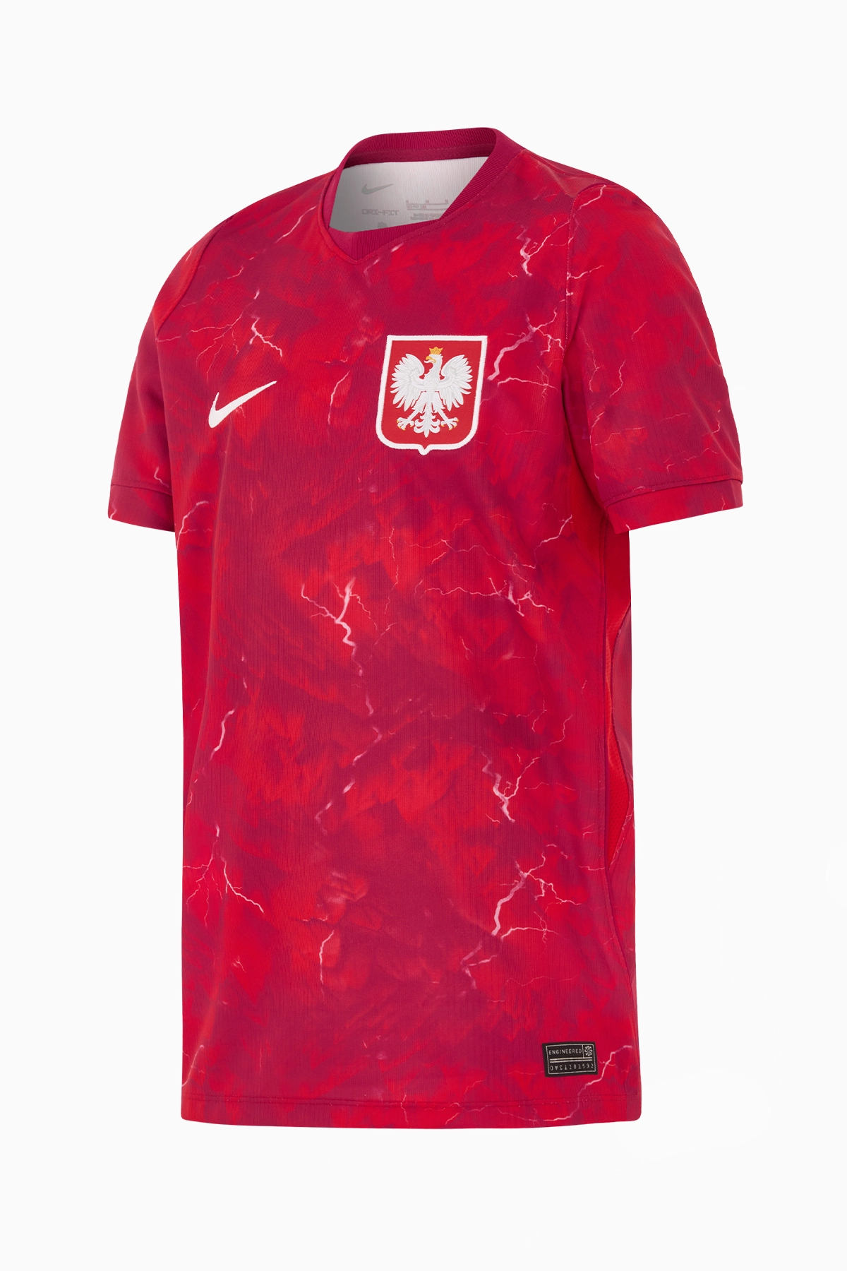 Koszulka Reprezentacji Polski Nike 2026 Wyjazdowa Stadium Junior - Czerwony