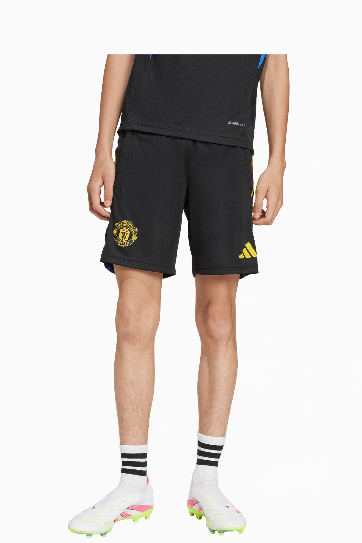 Spodenki adidas Manchester United 25/26 Training Junior - Czarny