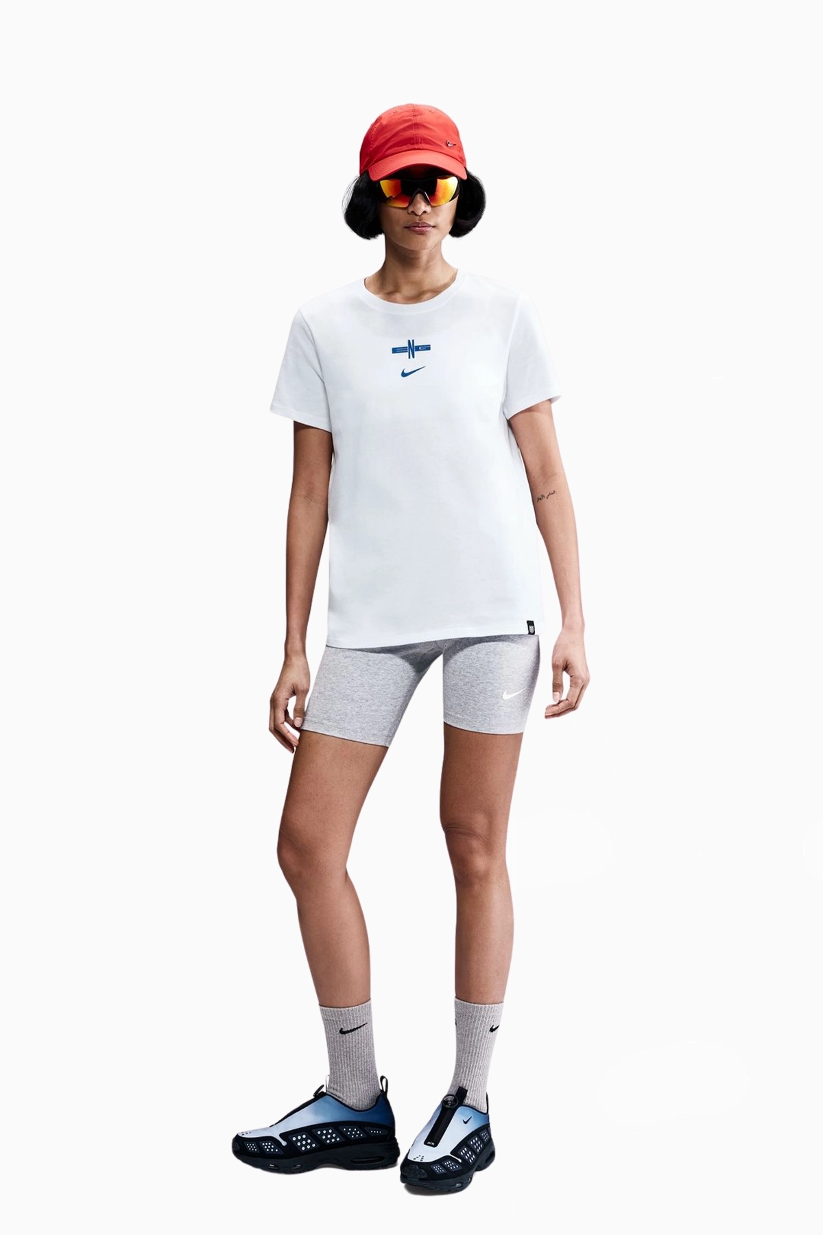 Koszulka Reprezentacji Anglii Nike 2025 Crest Tee Damska - Biały