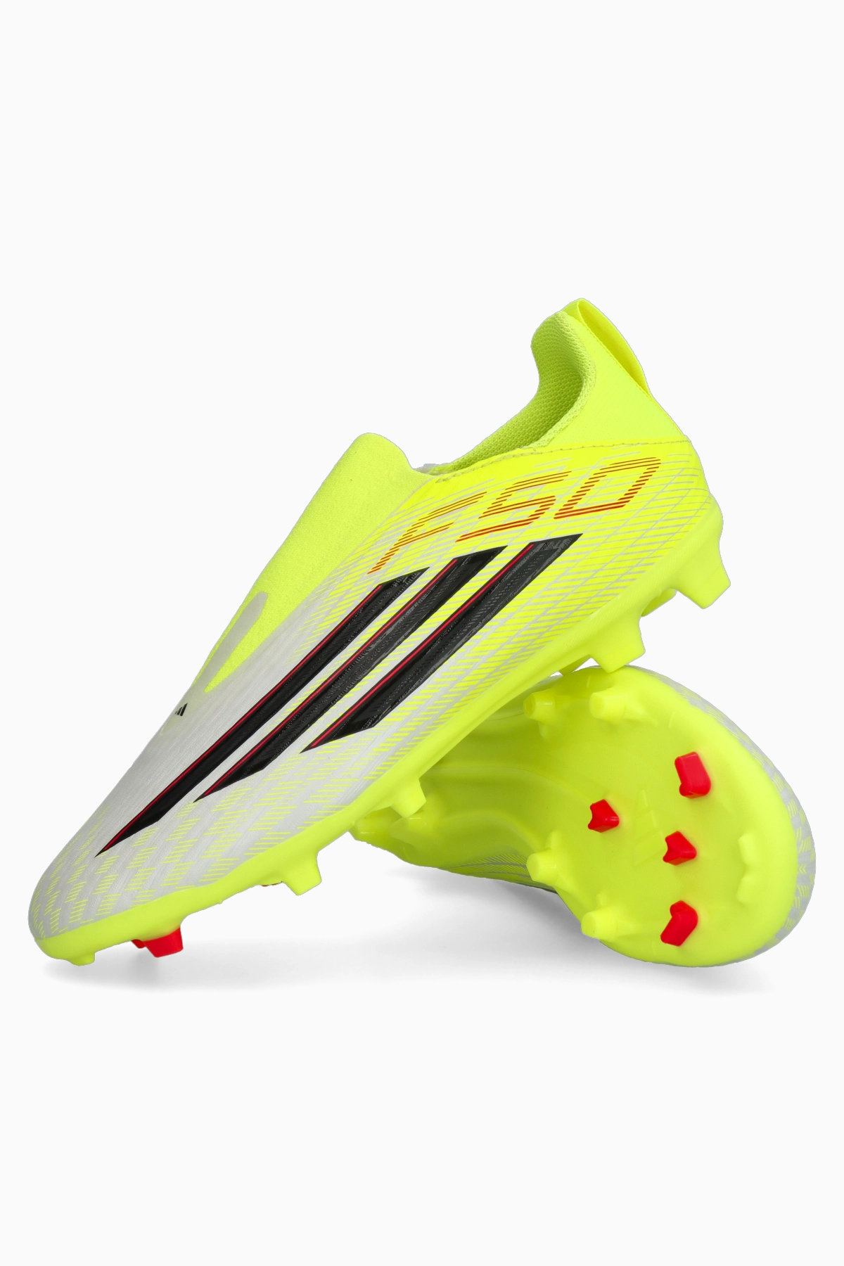 Korki adidas F50 League LL FG/MG Junior - Żółty