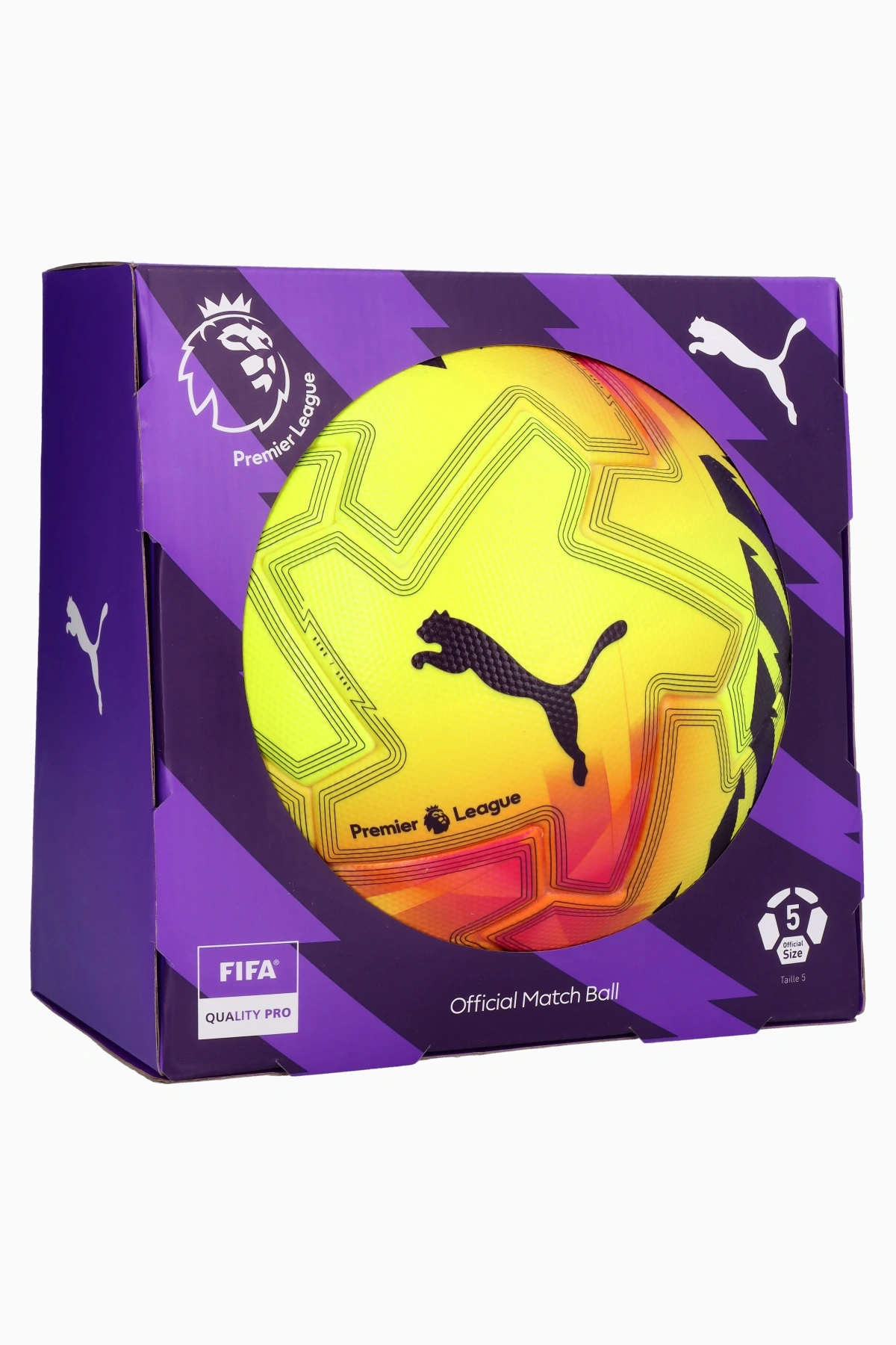 Piłka Puma Orbita Ultimate Lights Premier League rozmiar 5 - Żółty