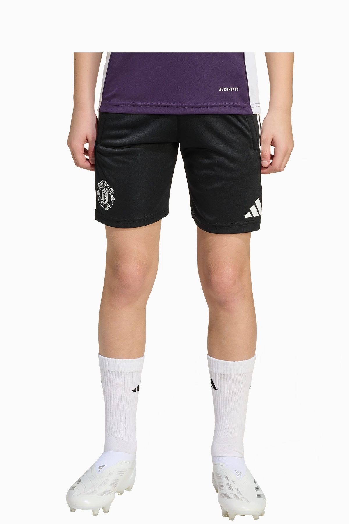 Spodenki adidas Manchester United 25/26 Training Junior - Czarny