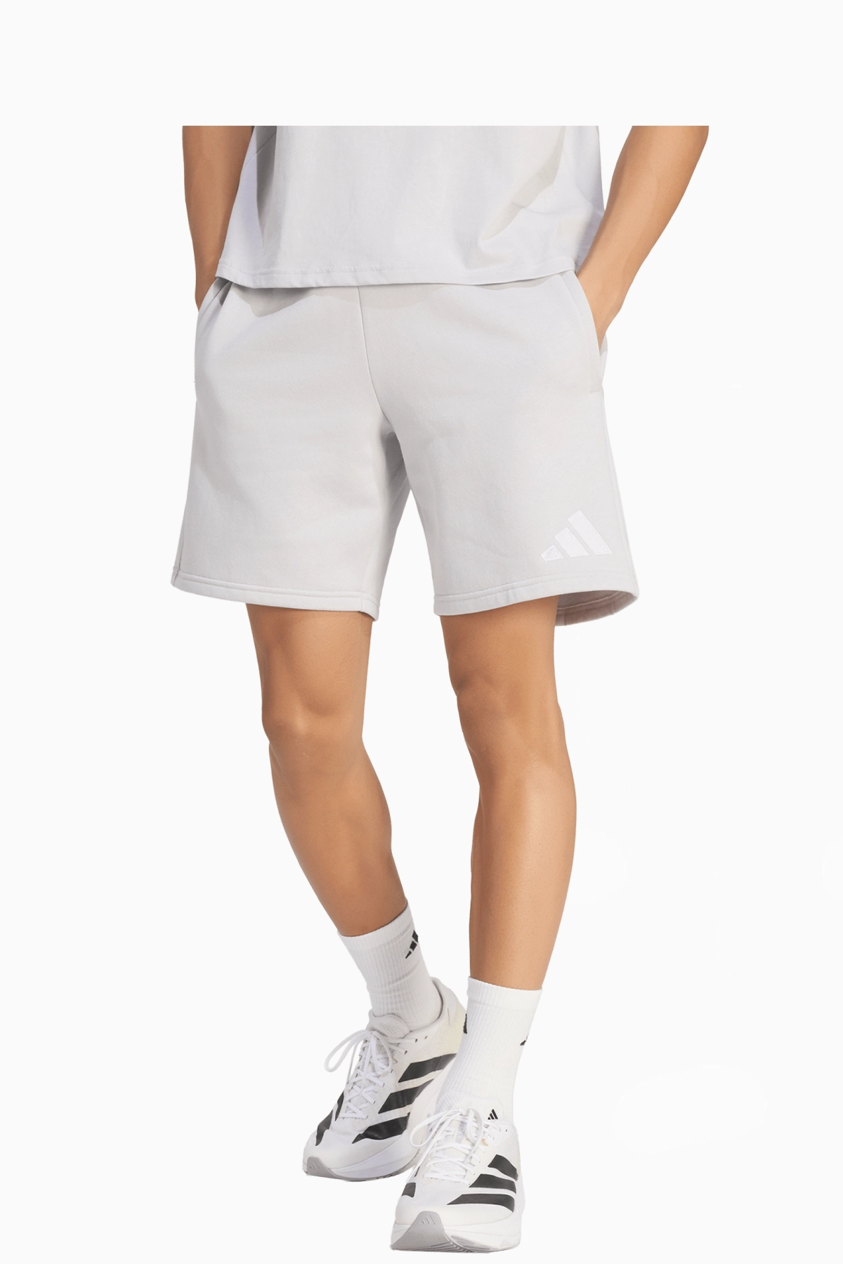 Spodenki adidas Entrada 26 Sweat - Szary