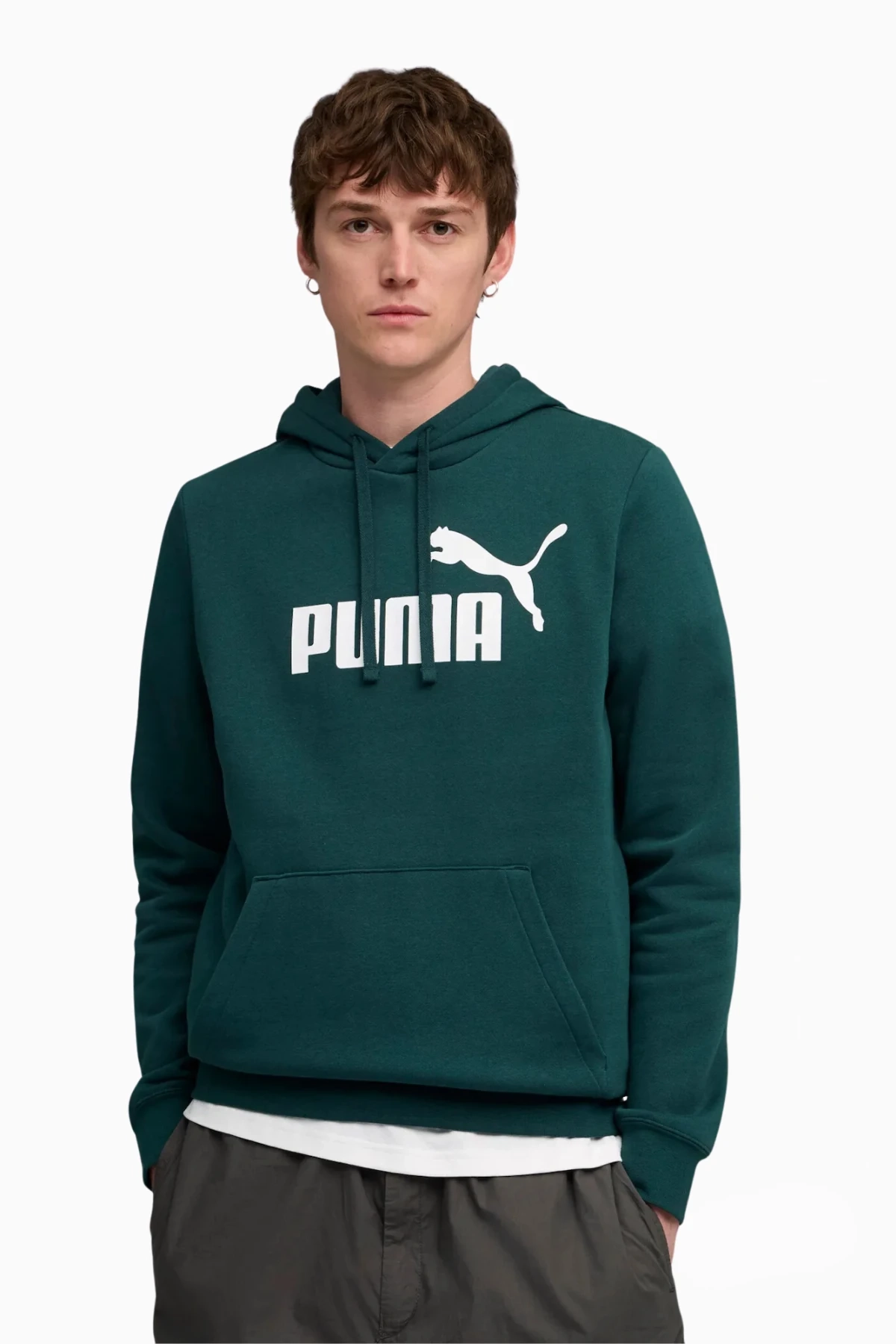 Bluza z kapturem Puma Essentials No. 1 Logo - Zielony