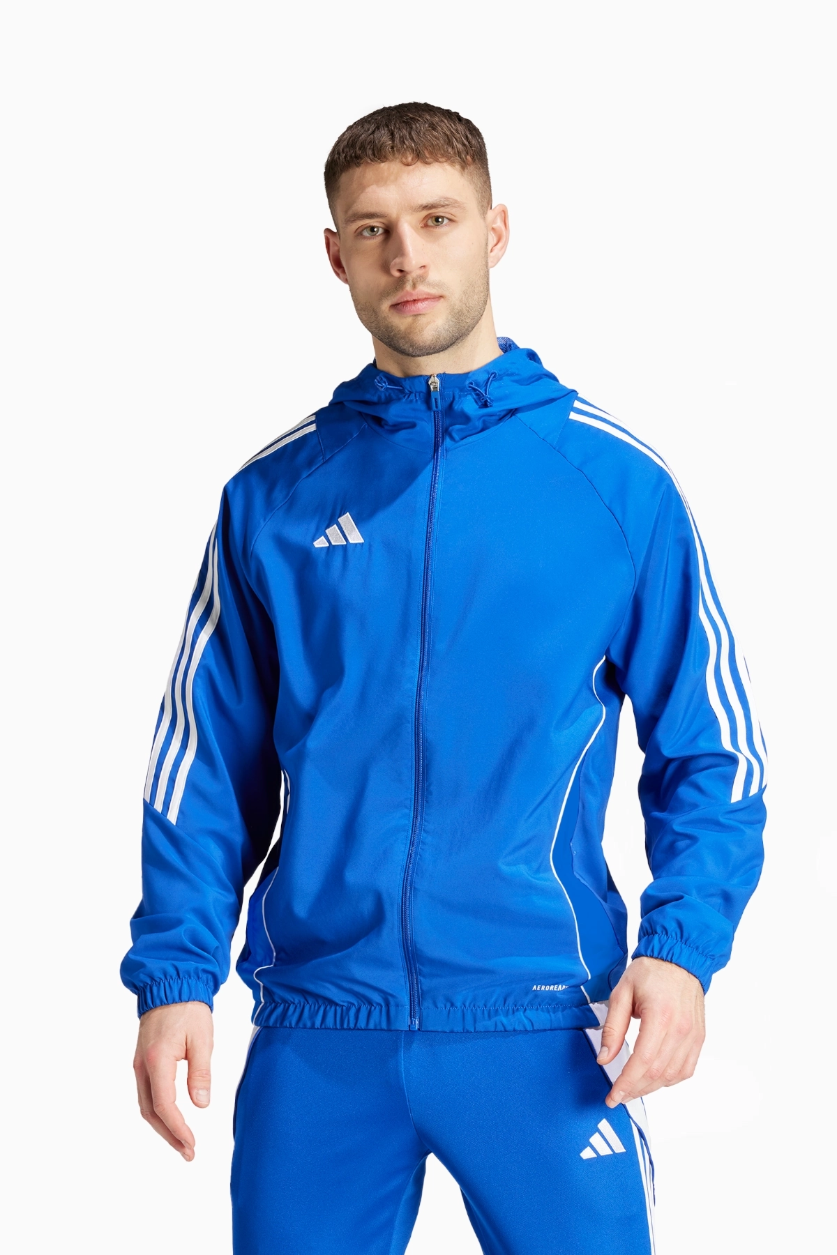 Kurtka adidas Tiro 24 Windbreaker - Niebieski