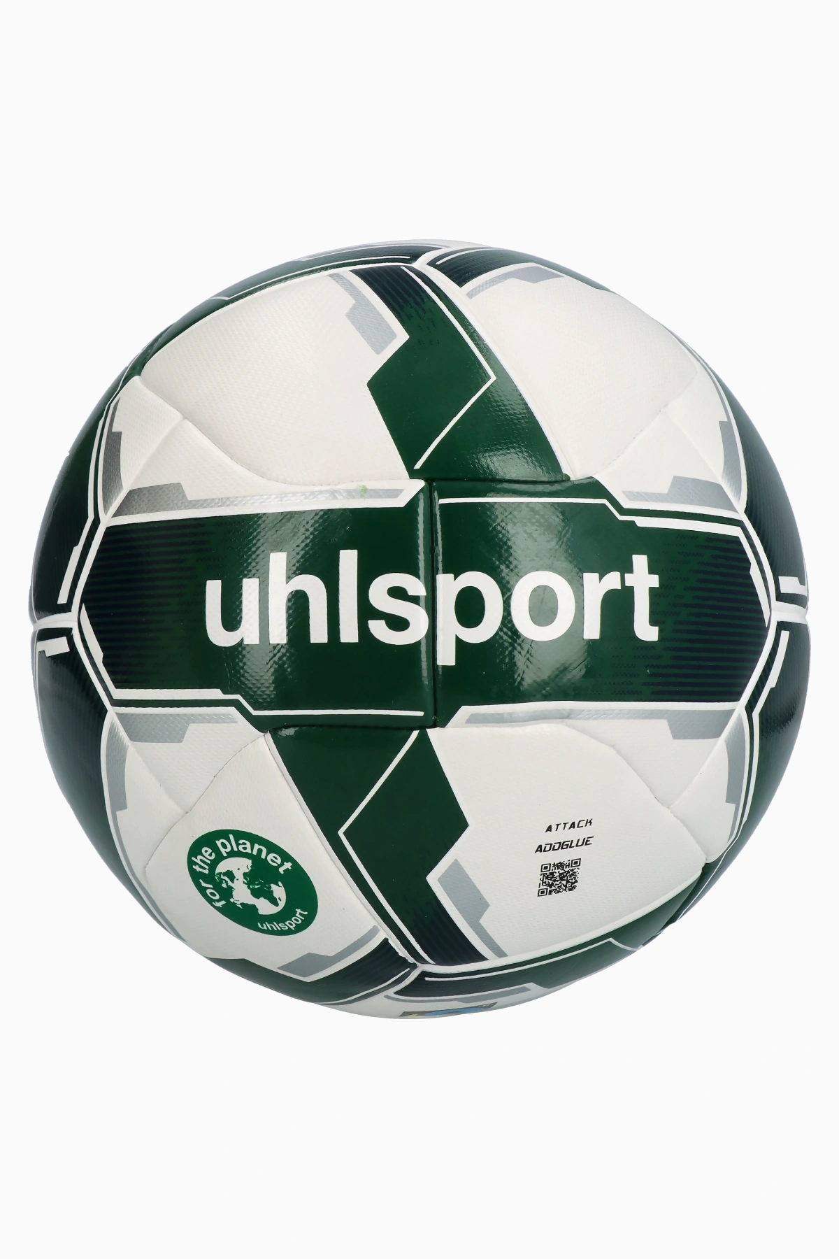 Piłka Uhlsport Attack Addglue For The Planet rozmiar 5 - Biały