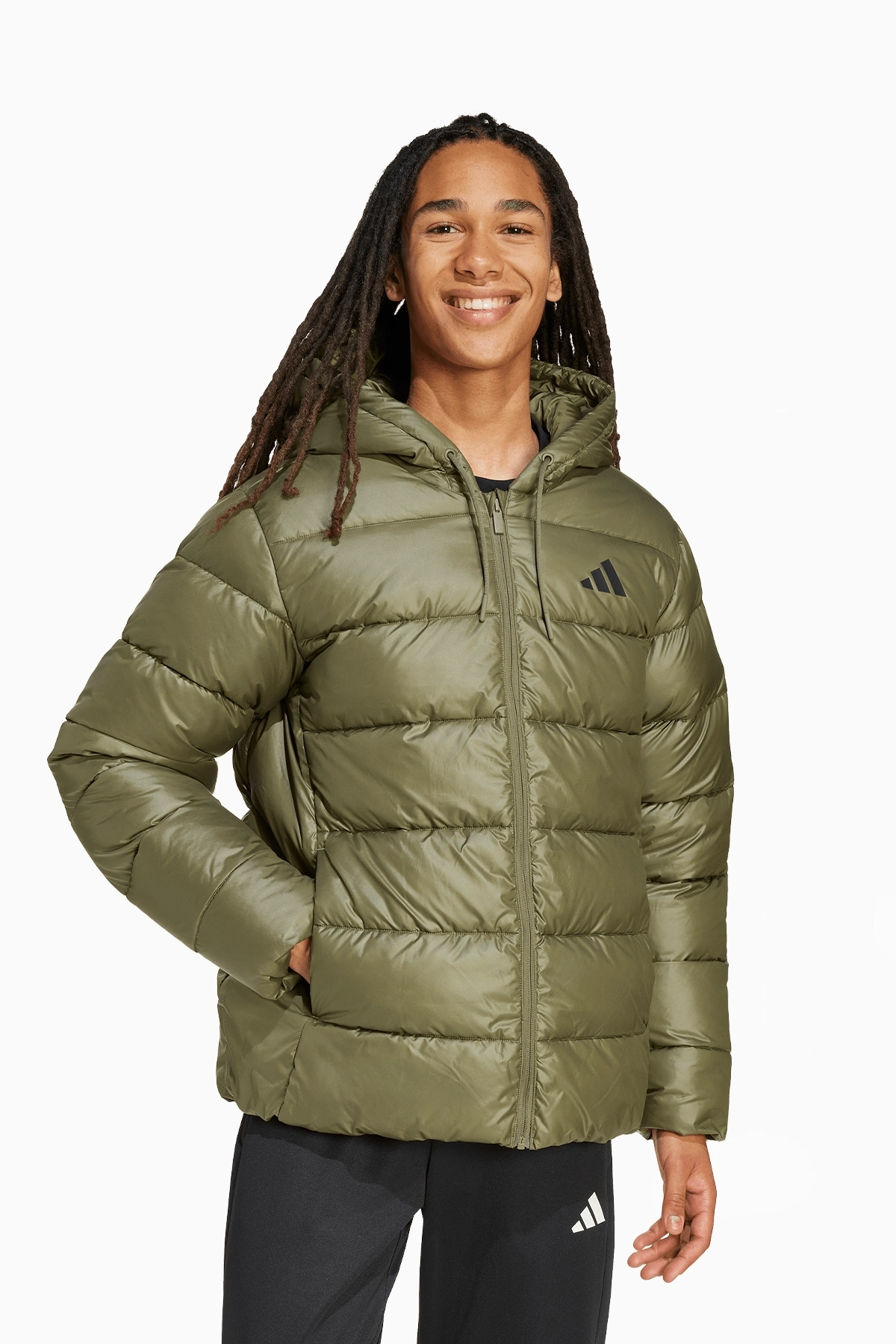Kurtka adidas Essentials CLIMAWARM Synthetic Down Puffer - Zielony