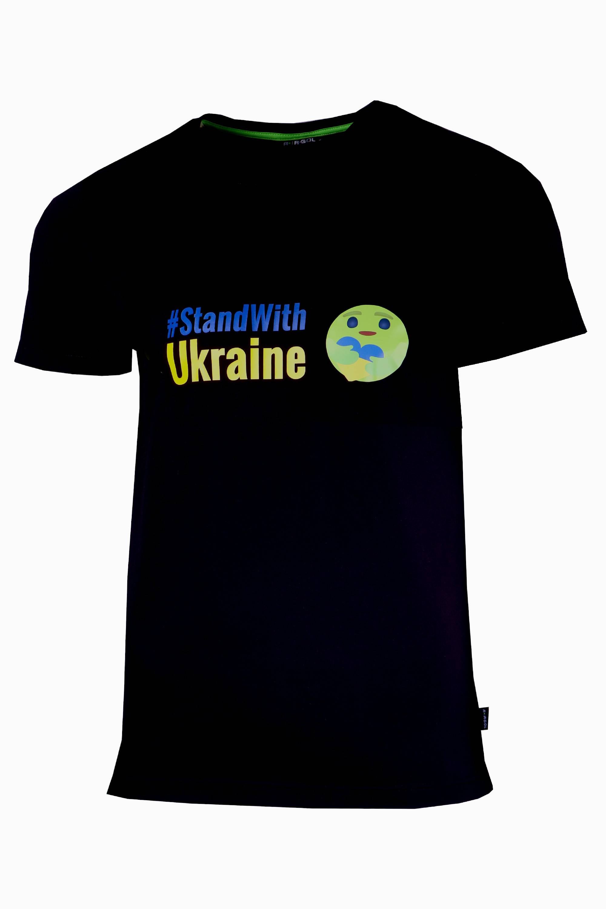 Koszulka R-GOL #StandWithUkraine - Czarny
