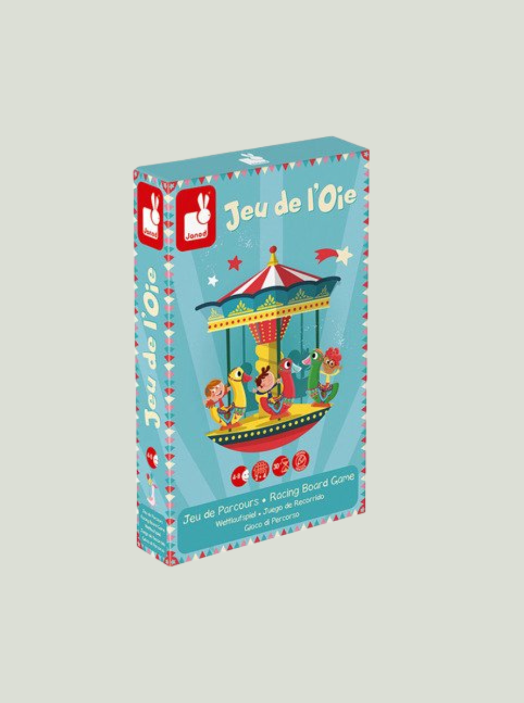 Gra wyścig Gąski na karuzeli Carrousel JANOD