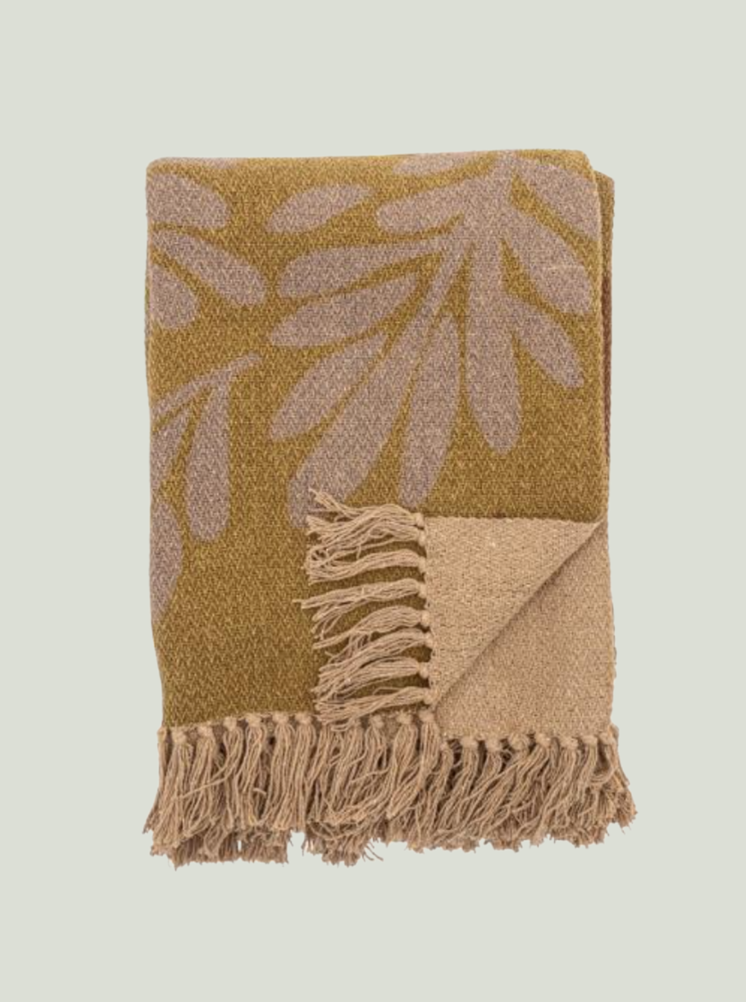 Narzuta Lark Throw, Multi, bawełna z recyklingu Bloomingville