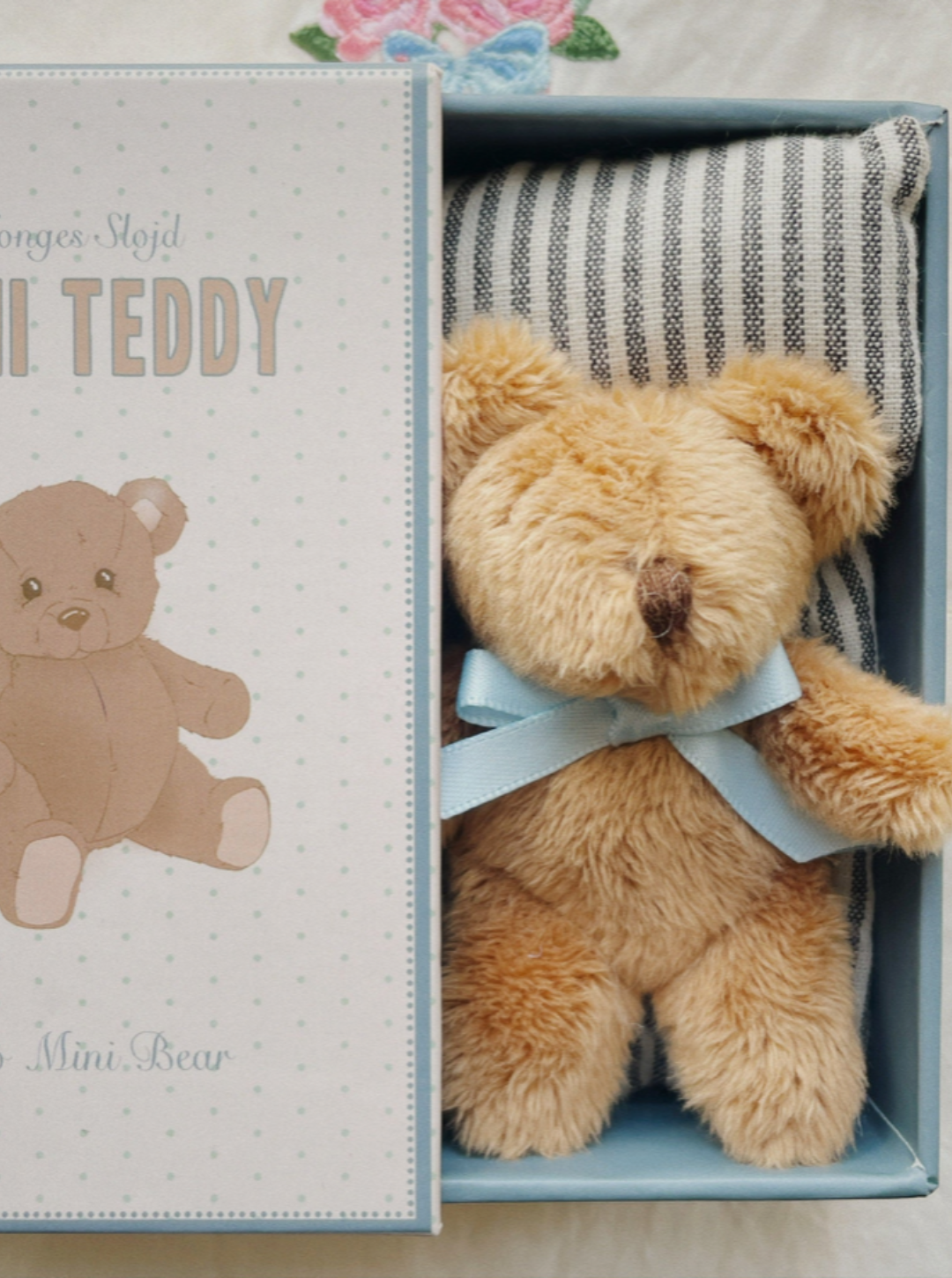Maskotka milo tiny teddy brown Konges Sløjd