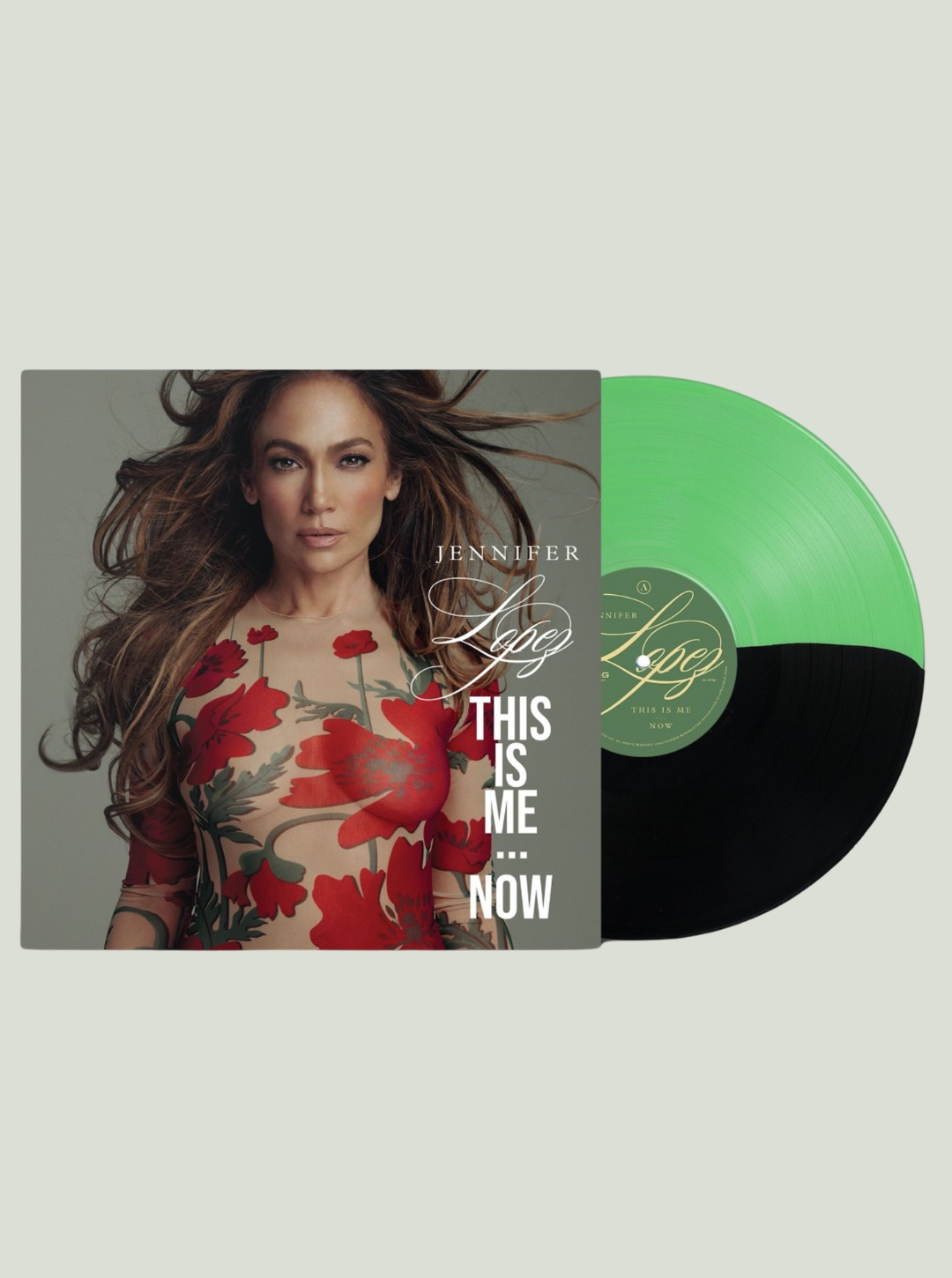 Płyta winylowa Jennifer Lopez - This Is Me... Now (Indie Exclusive Edition) (Spring Green / Black Vinyl) (Exclusive Cover Art)