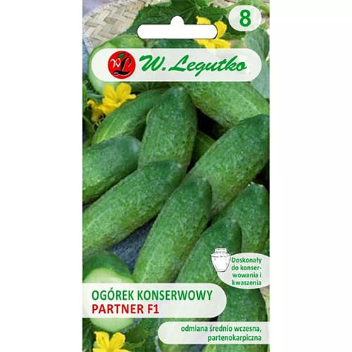 1 szt, Uborka Partner F1 - Magok: Mod de ambalare: 2 g