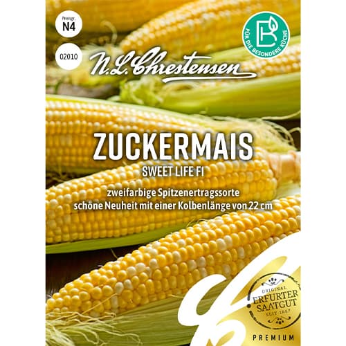 1 szt, Zuckermais Sweet Life F1 - Samen: Ilość w opakowaniu: 1 Stück
