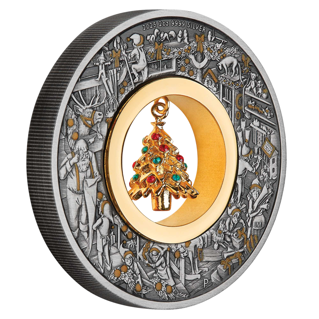 Srebrna moneta Warsztat Św. Mikołaja 2 uncje 2025 - wysyłka 24 h! - Mennica Skarbowa