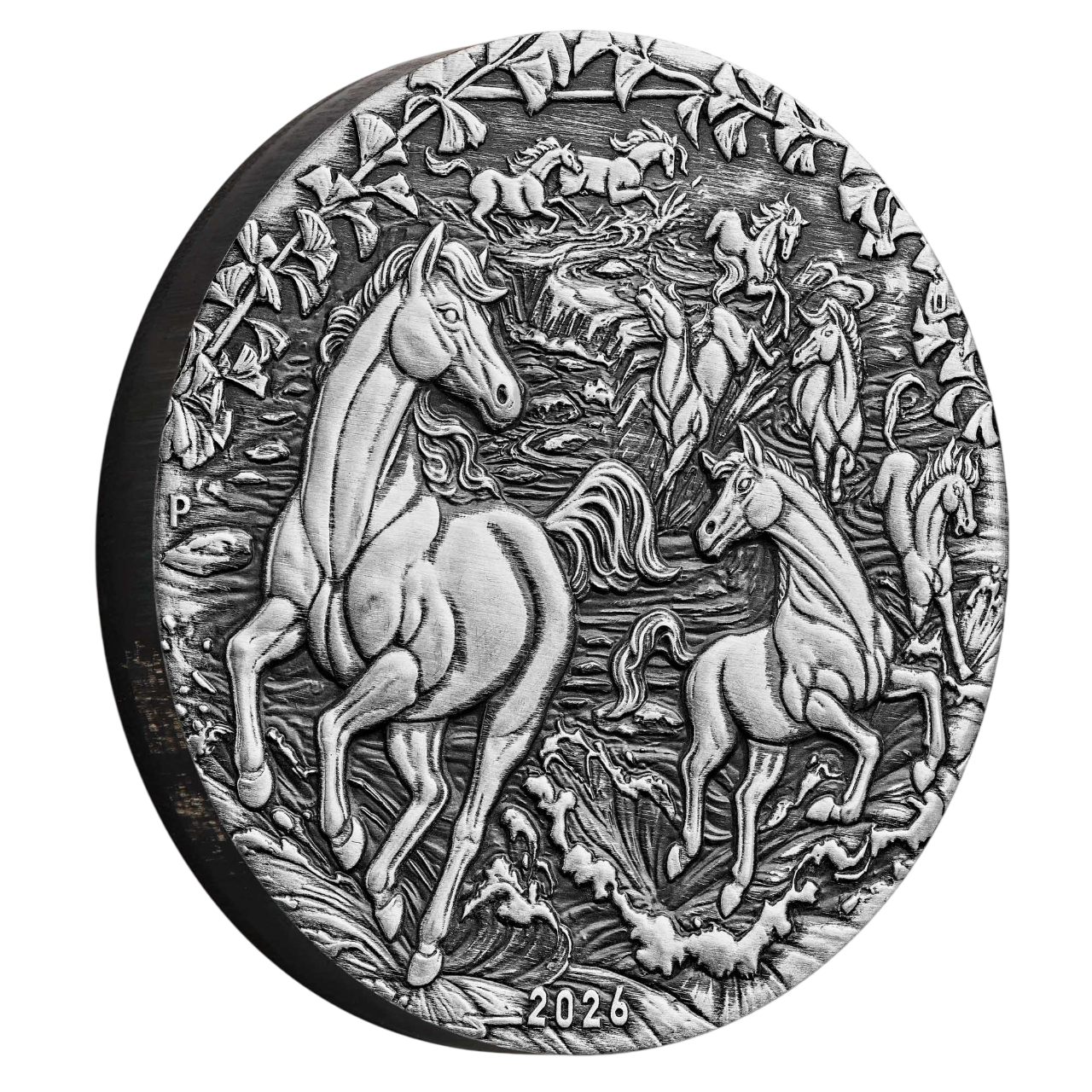 Srebrna moneta postarzana Rok Konia 2026 2 uncje - wysyłka 24 h! - Mennica Skarbowa