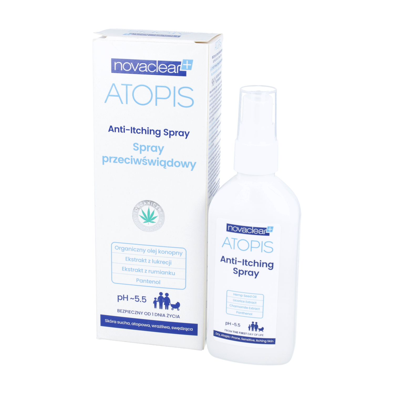 Novaclear atopis - spray przeciwświądowy, 100 ml