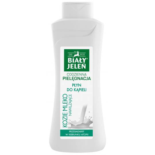 Biały jeleń - płyn do kąpieli i pod prysznic, kozie mleko, 750 ml