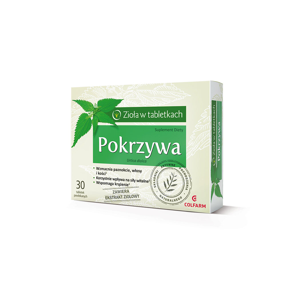 Colfarm pokrzywa, 30 tabletek