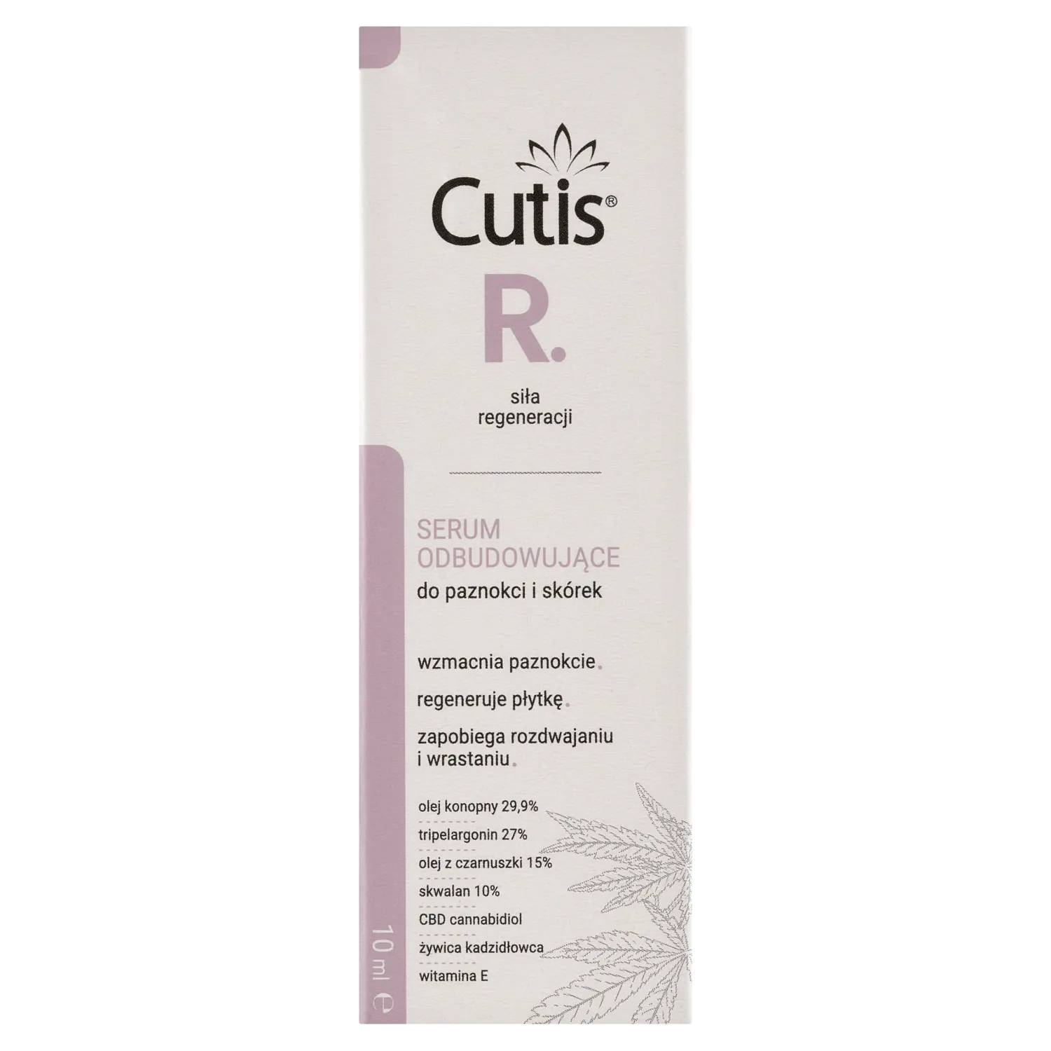 Cutis r. - serum odbudowujące do paznokci i skórek, 10 ml