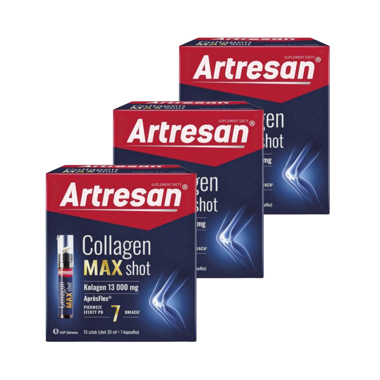 [zestaw] 3x artresan collagen max shot, 15 x 30 ml