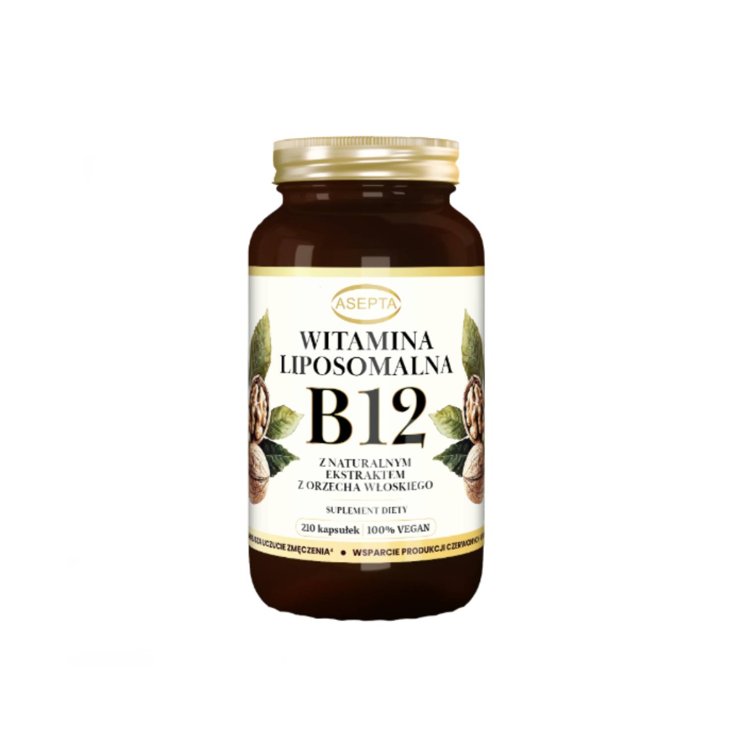 Asepta witamina b12 liposomalna, 210 kapsułek