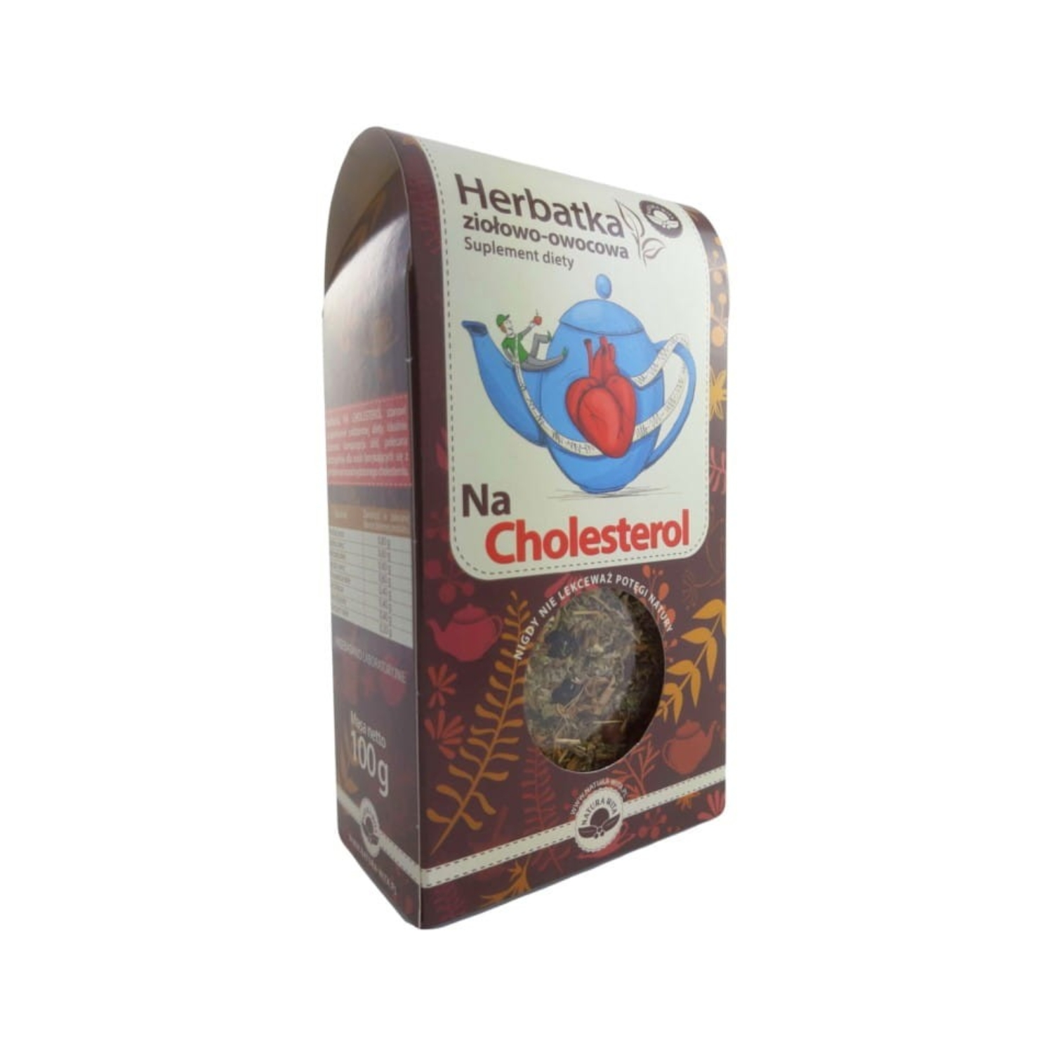 Natura wita - herbatka ziołowo-owocowa, na cholesterol, 100 g