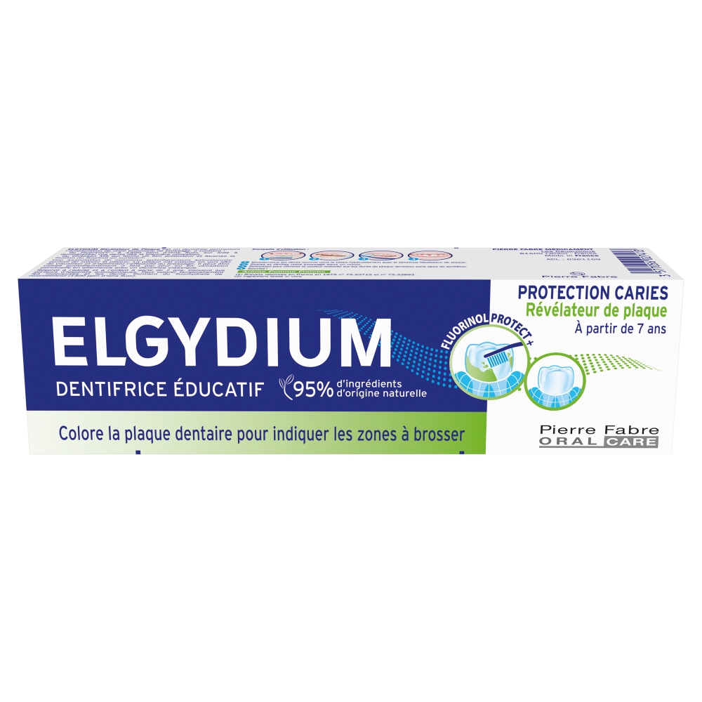 Elgydium - pasta edukacyjna do zębów, barwiąca płytkę nazębną, 50 ml