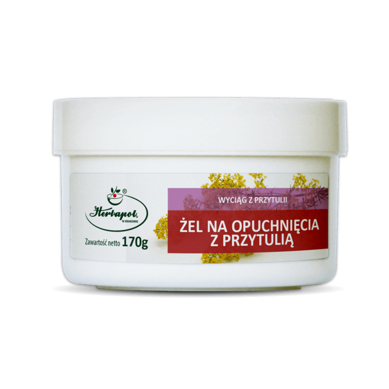 Herbapol kraków - żel na opuchnięcia z przytulią, 170 g