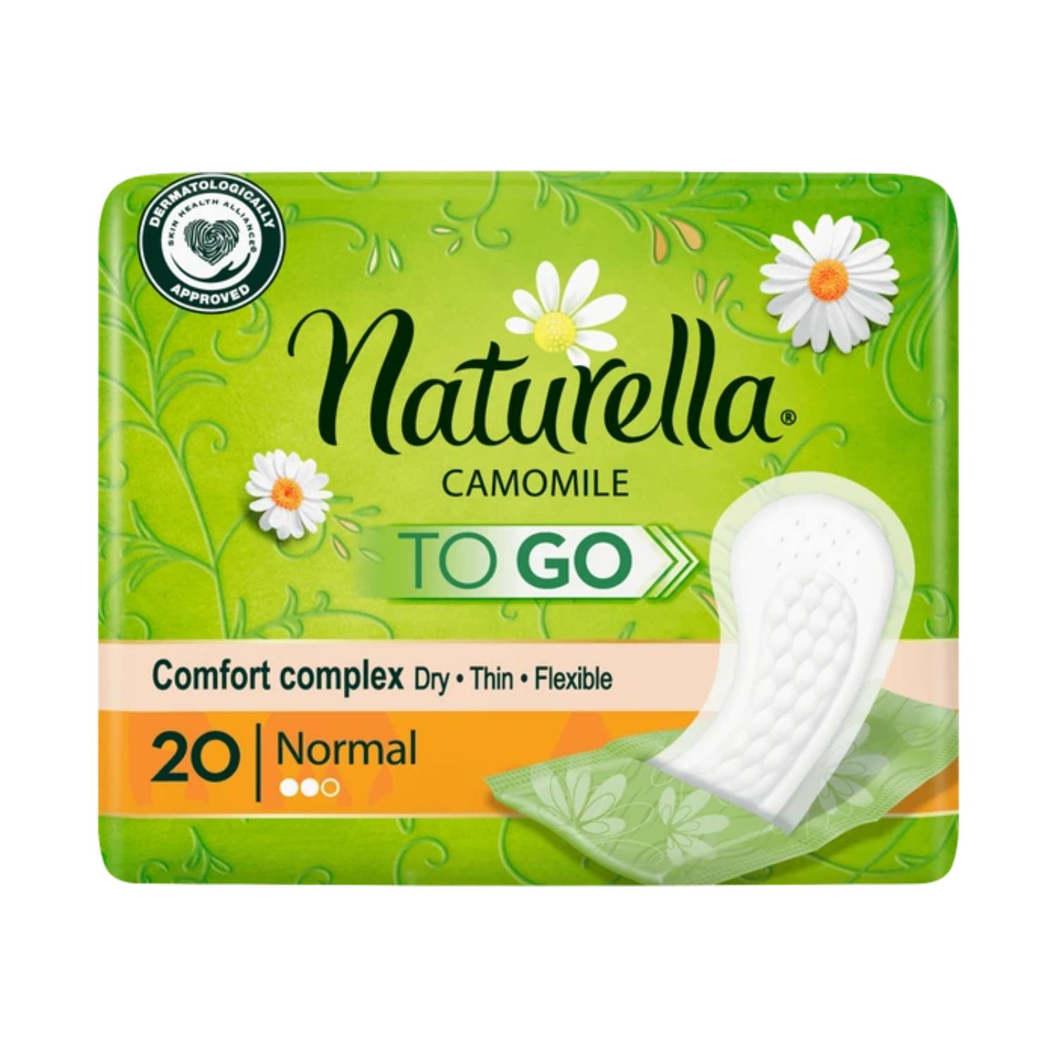 Naturella normal to go - wkładki higieniczne, 20 sztuk