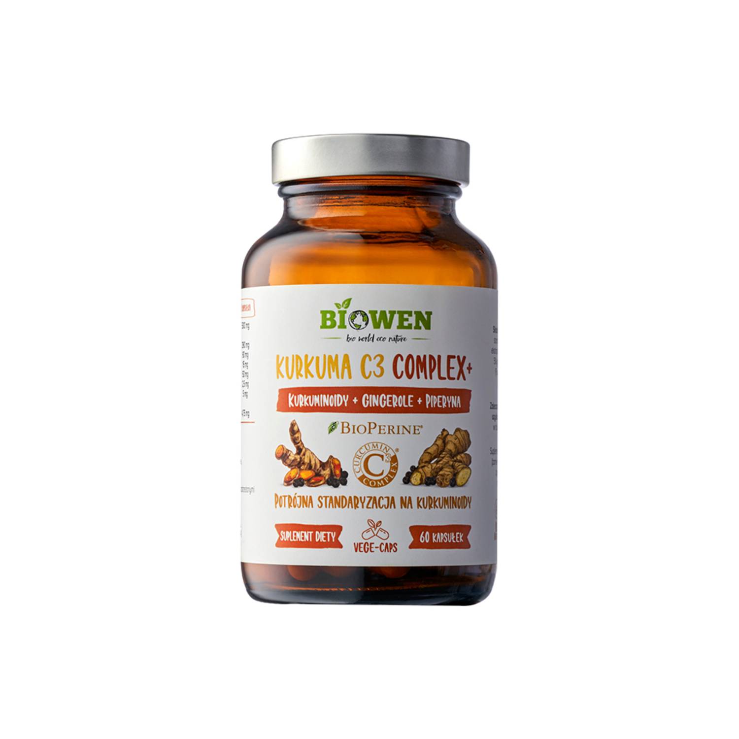 Biowen kurkuma c3 complex+, 60 kapsułek