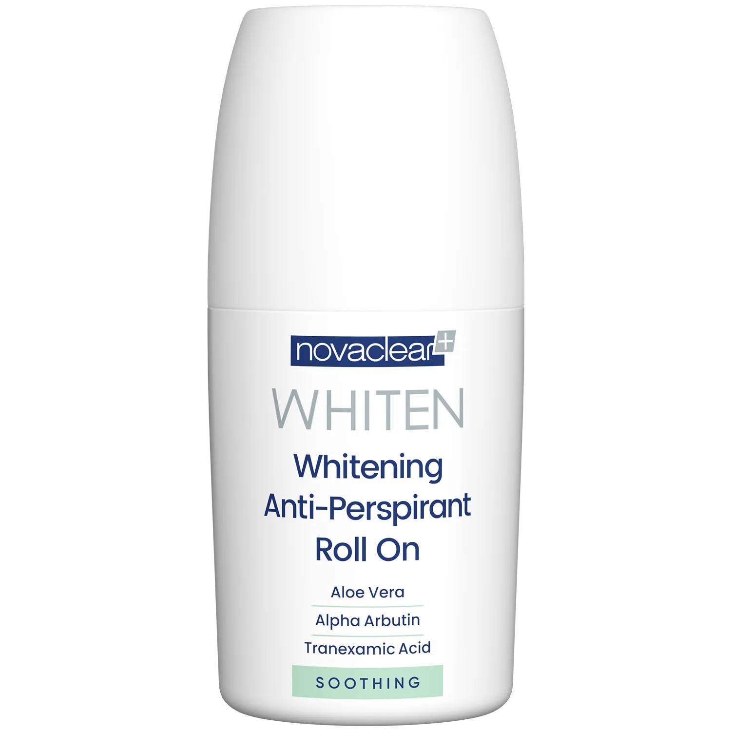 Novaclear whiten whitening soothing - łagodzący antyperspirant w kulce, 50 ml